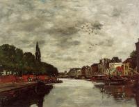 Boudin, Eugene - A Canal near Brussels